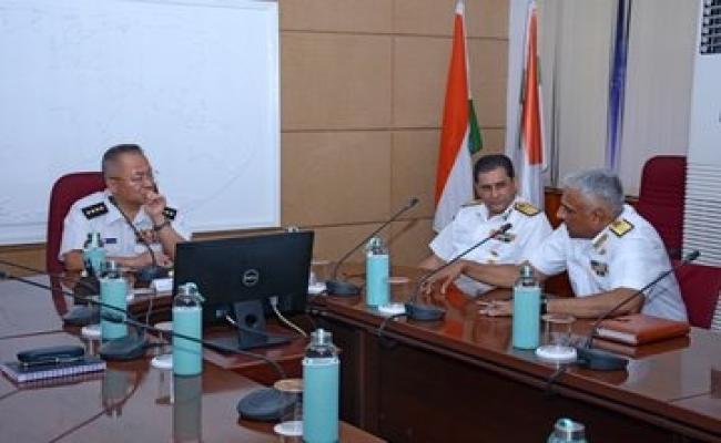 Gen. Yoshihide Yoshida, Chief of Staff, Joint Staff, Japan, was Briefed on Various Aspects of The Command at HQENC, Visakhapatnam