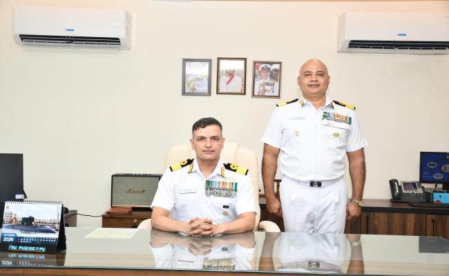 Commodore HS Kelkar Took Over as Commodore Commanding Submarines, East and Commanding Officer, INS Virbahu