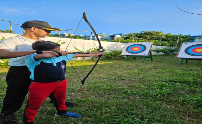 Eastern Naval Command Organised a Two-Day Archery and Silambam Camp