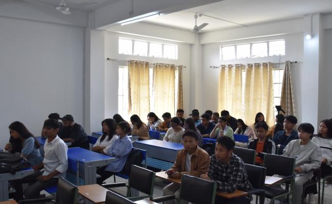 Captain PS Ravi Kumar of INHS Kalyani Visited Set, Nagaland University, Kohima