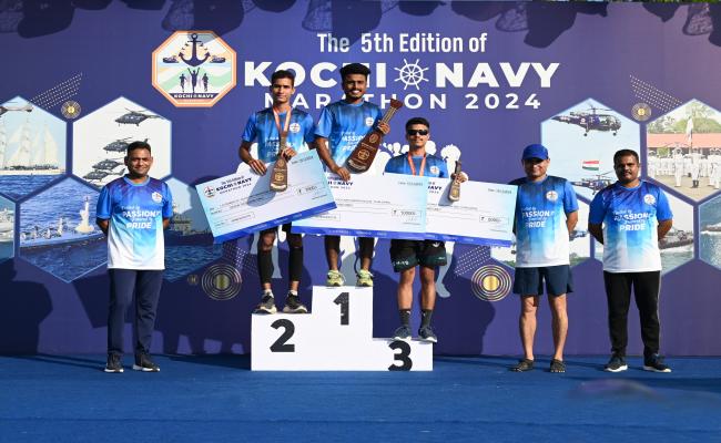 5th Edition of Kochi Navy Marathon 2024 - Fuelled by Passion Powered y Pride