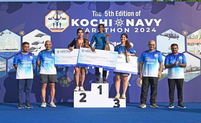 5th Edition of Kochi Navy Marathon 2024 - Fuelled by Passion Powered y Pride