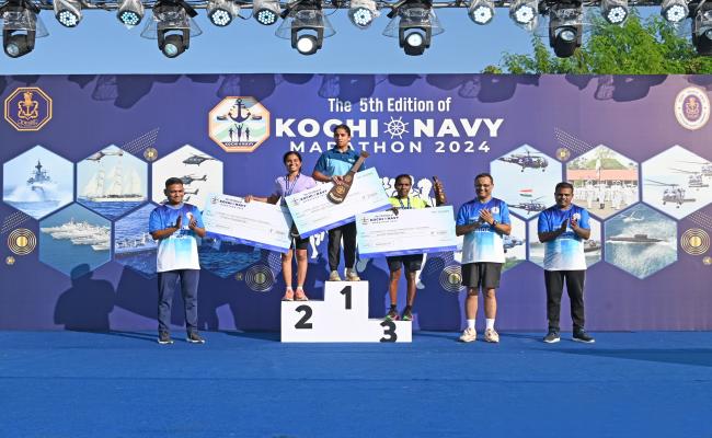 5th Edition of Kochi Navy Marathon 2024 - Fuelled by Passion Powered y Pride