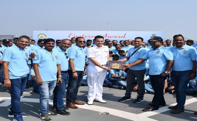 Eastern Naval Command Hosted 105 Naval Veterans of 197 Mer Sailors Batch