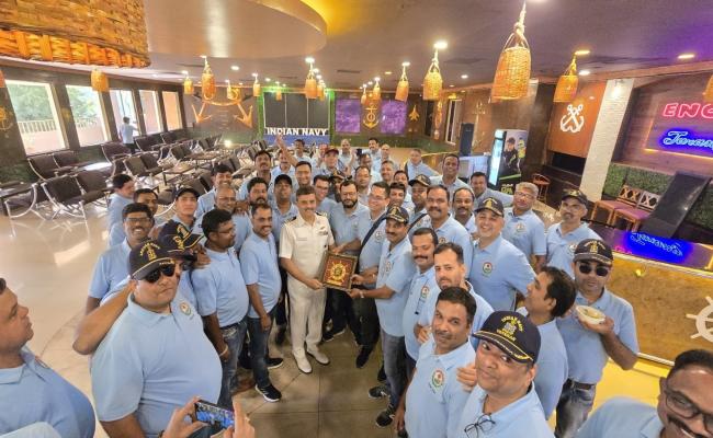 Eastern Naval Command Hosted 105 Naval Veterans of 197 Mer Sailors Batch
