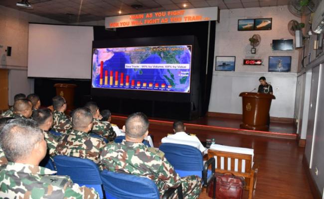 36 OFFICERS OF NEPAL ARMY COMMAND AND STAFF COLLEGE