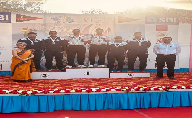 भारतीय नौसेना नौकायन दल ने वाई.ए.आई. सीनियर राष्ट्रीय चैंपियनशिप – एस.बी.आई. सेल इंडिया 2025 में आठ प्रभावशाली पदक जीते