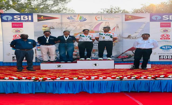 भारतीय नौसेना नौकायन दल ने वाई.ए.आई. सीनियर राष्ट्रीय चैंपियनशिप – एस.बी.आई. सेल इंडिया 2025 में आठ प्रभावशाली पदक जीते
