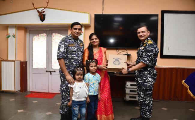 आभार समारोह भा.नौ.पो. वीरबाहु और मटेरियल ऑर्गनाइजेशन विजाग में आयोजित