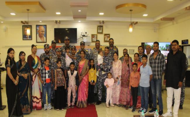 AABHAR CEREMONIES WERE HELD AT INS VIRBAHU AND MO VIZAG