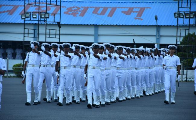 CURTAIN RAISER: PASSING OUT PARADE OF FIFTH BATCH OF AGNIVEERS AT INS CHILKA