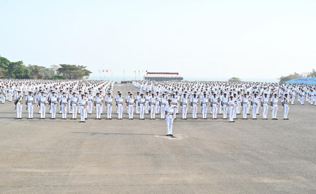 CURTAIN RAISER: PASSING OUT PARADE OF FIFTH BATCH OF AGNIVEERS AT INS CHILKA