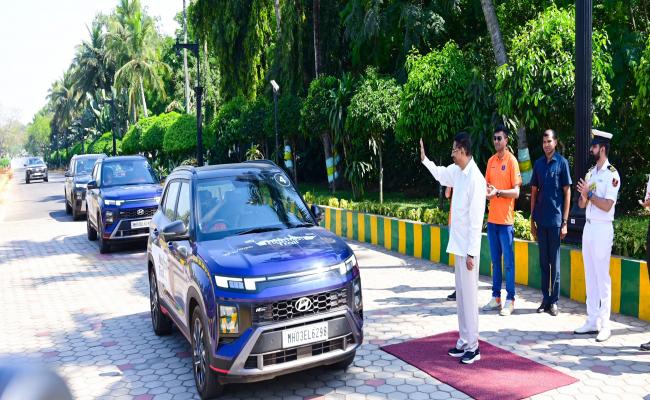 भारतीय नौसेना की पूर्वी तट पर मोटर कार रैली