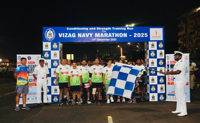Conditioning & Strength Training Run' for 'Vizag Navy Marathon 2025'