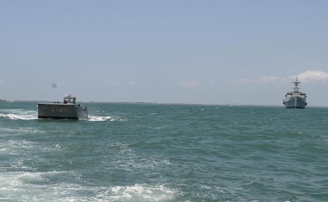 अभ्यास टाइगर ट्रायम्फ 25 का समुद्री चरण