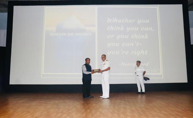 CAPT UTPAL DUTTA (RETD), A KARGIL WAR VETERAN, DELIVERED A TALK TITLED KARGIL