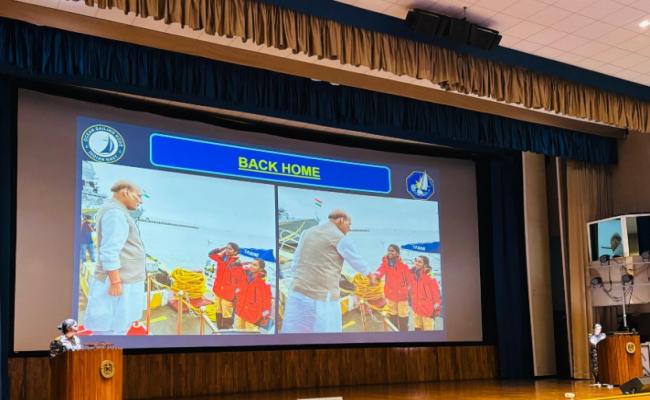 लेफ्टिनेंट कमांडर रूपा ए. और लेफ्टिनेंट कमांडर दिलना के. ने साझा किया नाविक सागर परिक्रमा-II का प्रेरणादायक अनुभव