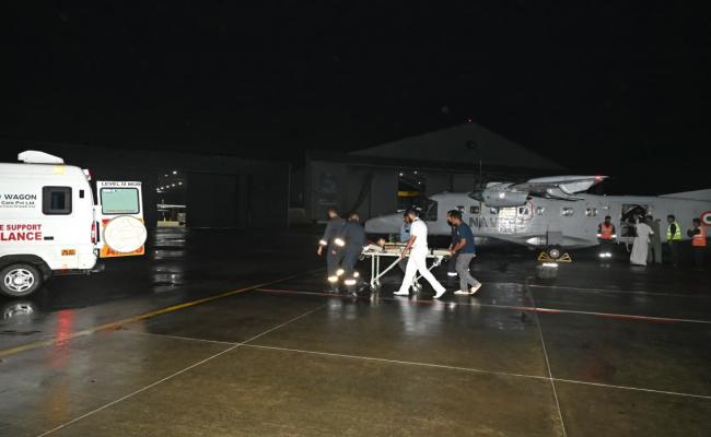   MEDEVAC OF A CRITICALLY ILL PATIENT FROM LAKSHADWEEP 