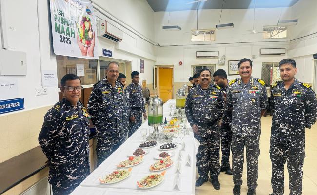 आई.एन.एच.एस. कल्याणी ने पोषण सप्ताह मनाया