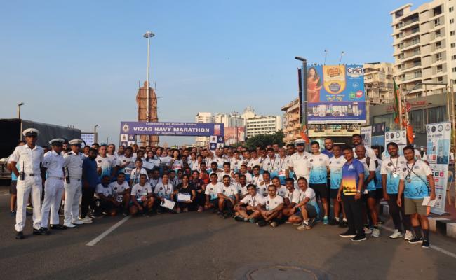 विशाख नौसेना मैराथन 2025 के लिए 5वीं प्रोमो रन