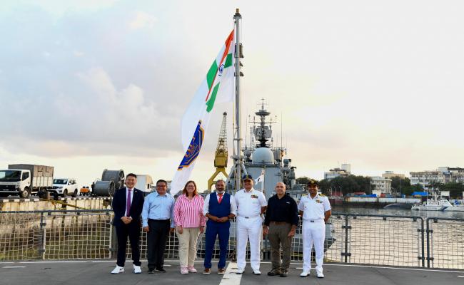 अमेरिकी कांग्रेस प्रतिनिधिमंडल का पश्चिमी नौसेना कमान मुख्यालय दौरा