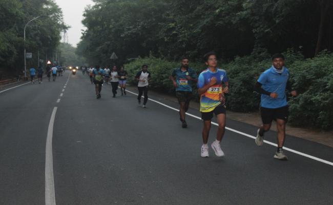 SECOND TRAINING RUN OF VIZAG NAVY MARATHON 2025
