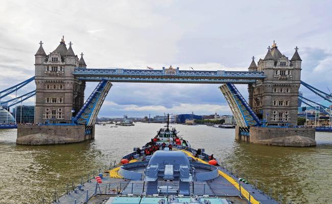 INDIAN NAVAL SHIP TABAR REACHES LONDON, UK FOR A FOUR DAY VISIT