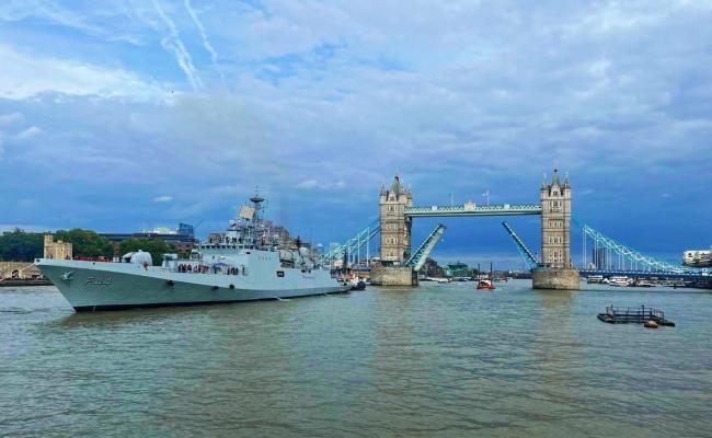 INDIAN NAVAL SHIP TABAR REACHES LONDON, UK FOR A FOUR DAY VISIT