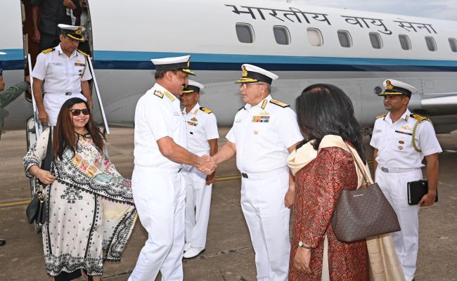 CNS Visits Eastern Naval Command
