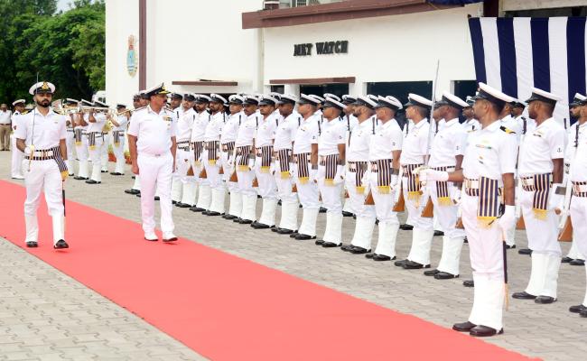 CNS Visits Eastern Naval Command