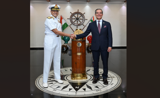 HE Mr Eric Garcetti, US Ambassador to India, visited HQ WNC