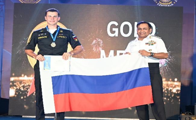 भारतीय नौसेना अकादमी में 13वें एडमिरल्स कप सेलिंग रेगाटा का भव्य समापन  टीम रूस ने प्रतिष्ठित एडमिरल्स कप 24 जीता