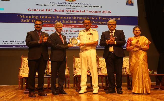 ADMIRAL DINESH K TRIPATHI, CHIEF OF THE NAVAL STAFF, DELIVERED THE GENERAL BC JOSHI MEMORIAL LECTURE 2025 AT PUNE 