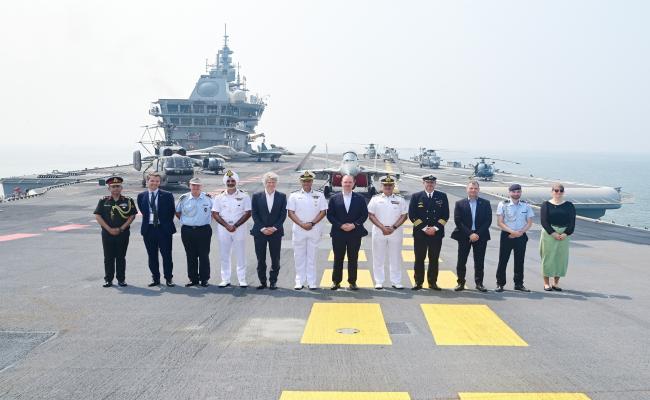 Delegation from Germany, State Secretary at The Ministry of Defence, Visited INS Vikrant