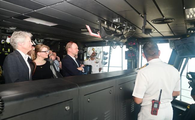 Delegation from Germany, State Secretary at The Ministry of Defence, Visited INS Vikrant