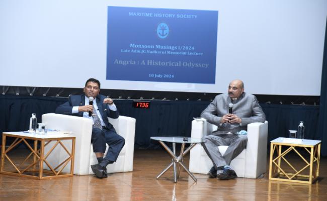 Maritime History Society Held The Late Admiral JG Nadkarni Memorial Lecture on 10 July 2024 on Angria a Historical Odyssey