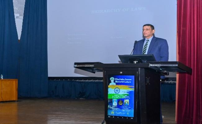 22nd Admiral Bs Soman Memorial Lecture Was Held at  INHS Asvini
