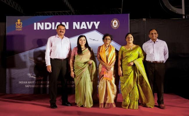 ADMIRAL DINESH K TRIPATHI CHIEF OF NAVAL STAFF INTERACTED WITH NAVAL VETERANS AT KOCHI DURING HIS VISIT TO SOUTHERN NAVAL COMMAND ON 25 MAR 25.
