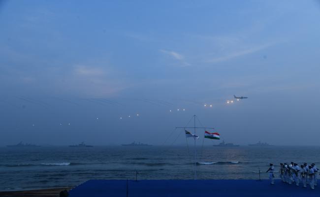 Eastern Naval Command Set to Showcase Op Demo Off RK Beach, Visakhapatnam - Final Rehearsals Completed