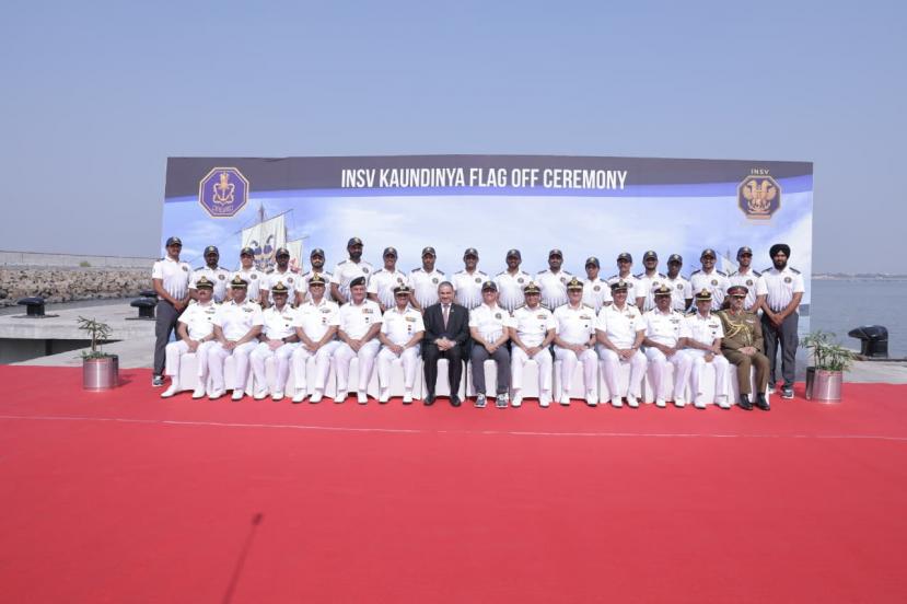 INSV KAUNDINYA EMBARKS ON HER MAIDEN VOYAGE