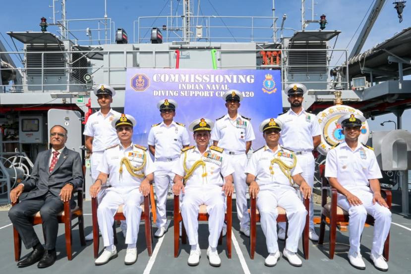 COMMISSIONING OF DSC A20 (FIRST DIVING SUPPORT CRAFT)