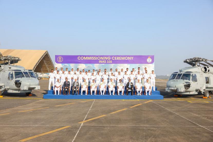 आईएनएएस 335 (द ऑस्प्रेज़) का कमीशनिंग समारोह