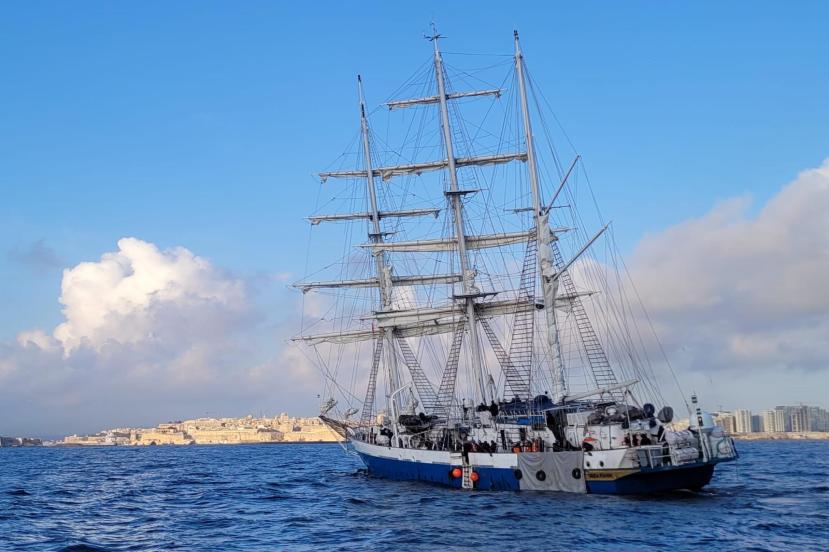 INDIAN NAVAL SAIL TRAINING SHIP INS SUDARSHINI ARRIVES AT VALLETTA, MALTA, BOLSTERING MEDITERRANEAN MARITIME TIES