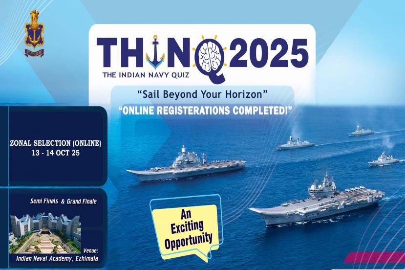 THE INDIAN NAVY QUIZ – THINQ 2025 ADVANCES TO ZONAL SELECTIONS