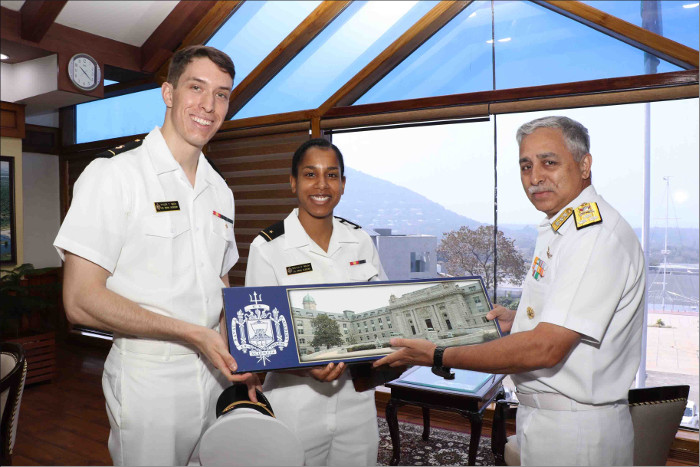 United States of America Naval Midshipmen Visits Indian Naval Academy