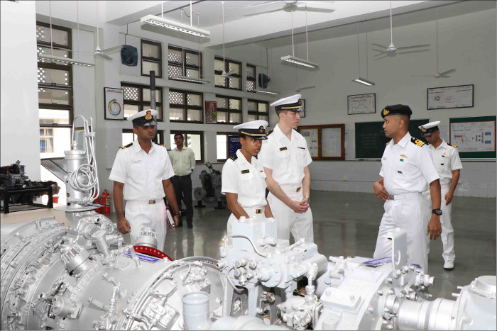United States of America Naval Midshipmen Visits Indian Naval Academy
