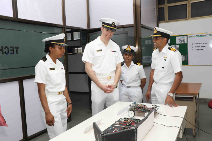 United States of America Naval Midshipmen Visits Indian Naval Academy